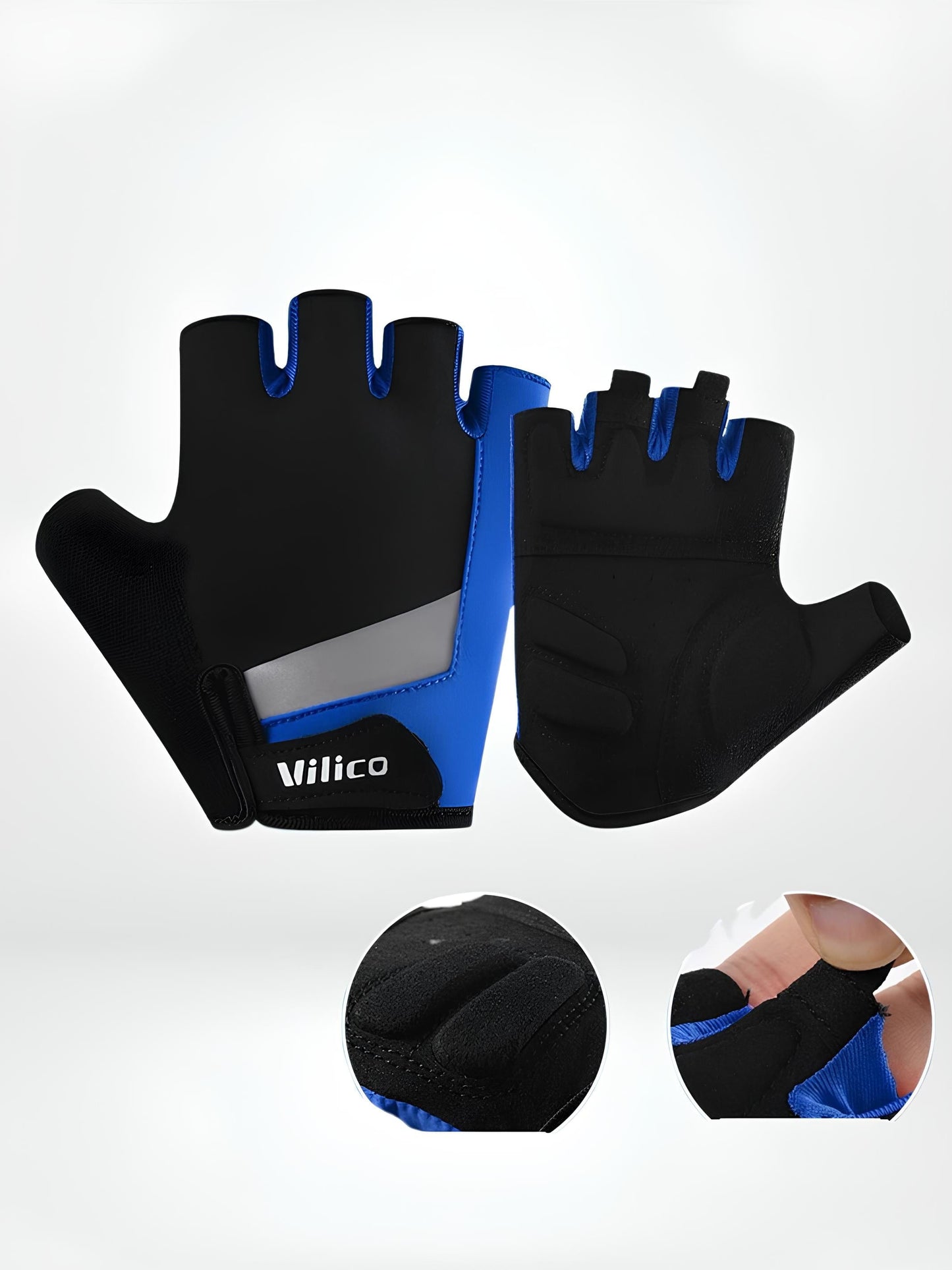 GantsDeStyle® A0070-BU / M Gants musculation | Sport & Vélo
