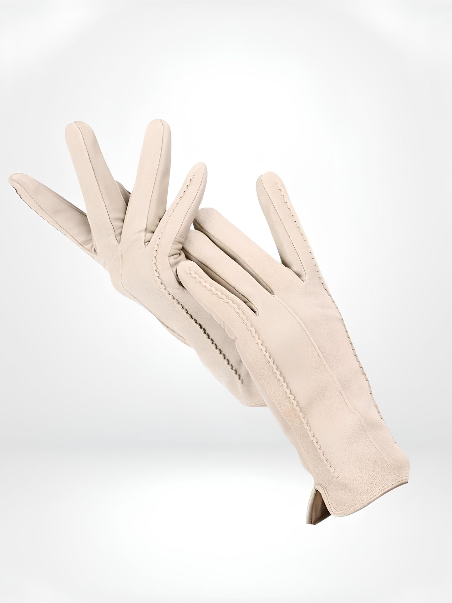 GantsDeStyle® Beige / 6.5 / CHINA Gants femme | Cuir & Daim
