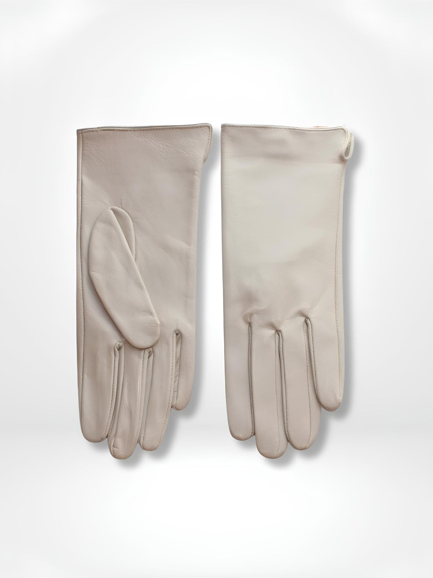 GantsDeStyle® Beige / L Gants cuir femme | Glove Élégance