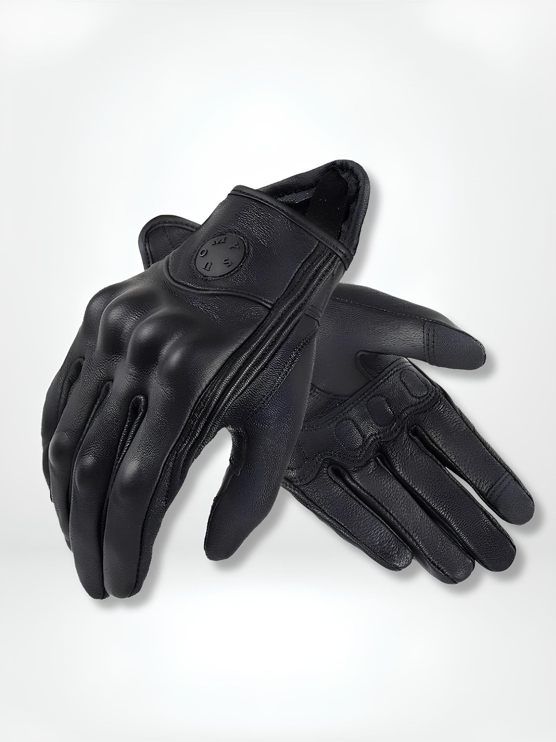 GantsDeStyle® Black / M Gants moto | Cuir véritable
