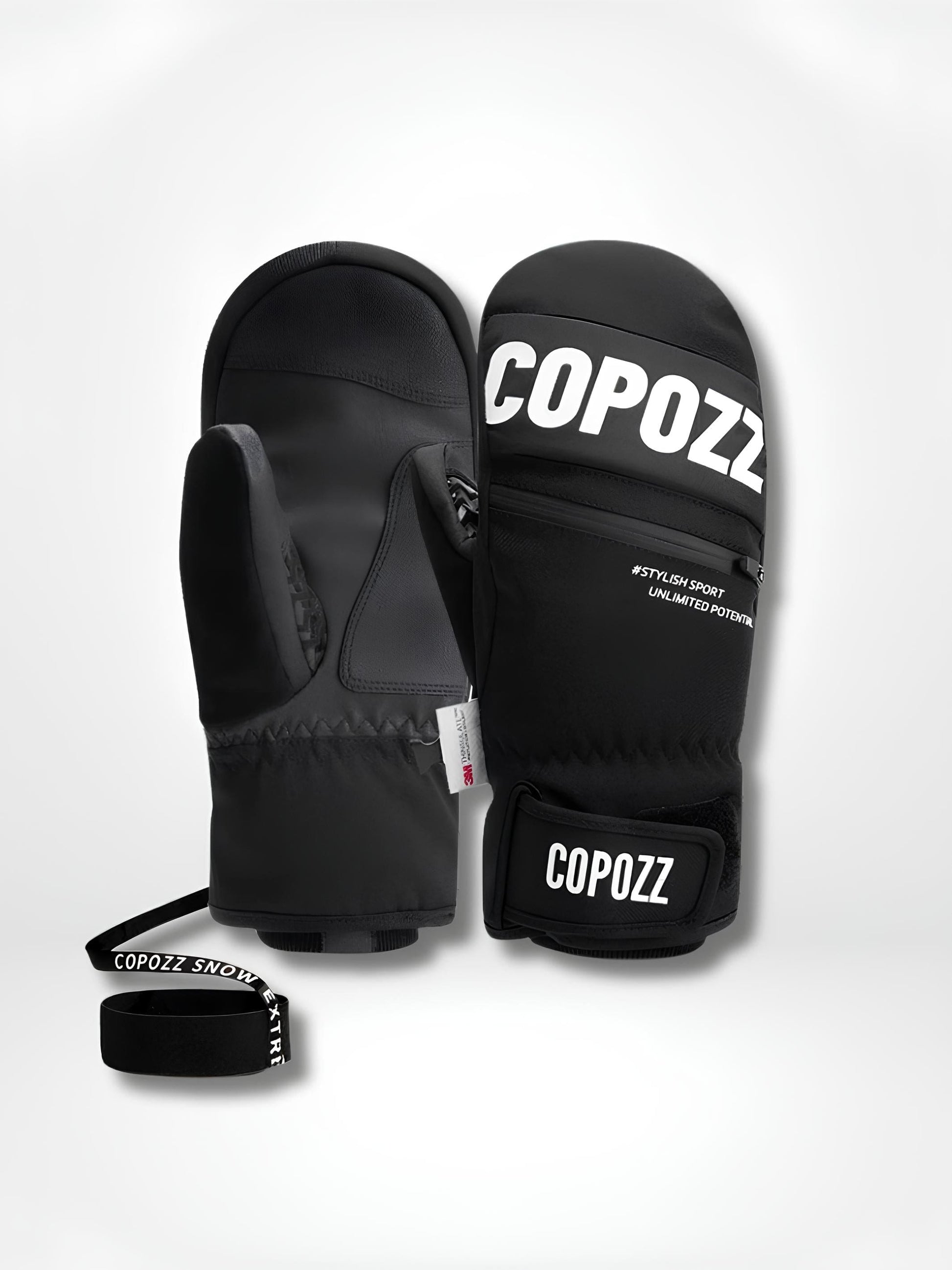GantsDeStyle® Black / XL Gants de ski | Snow Ultra