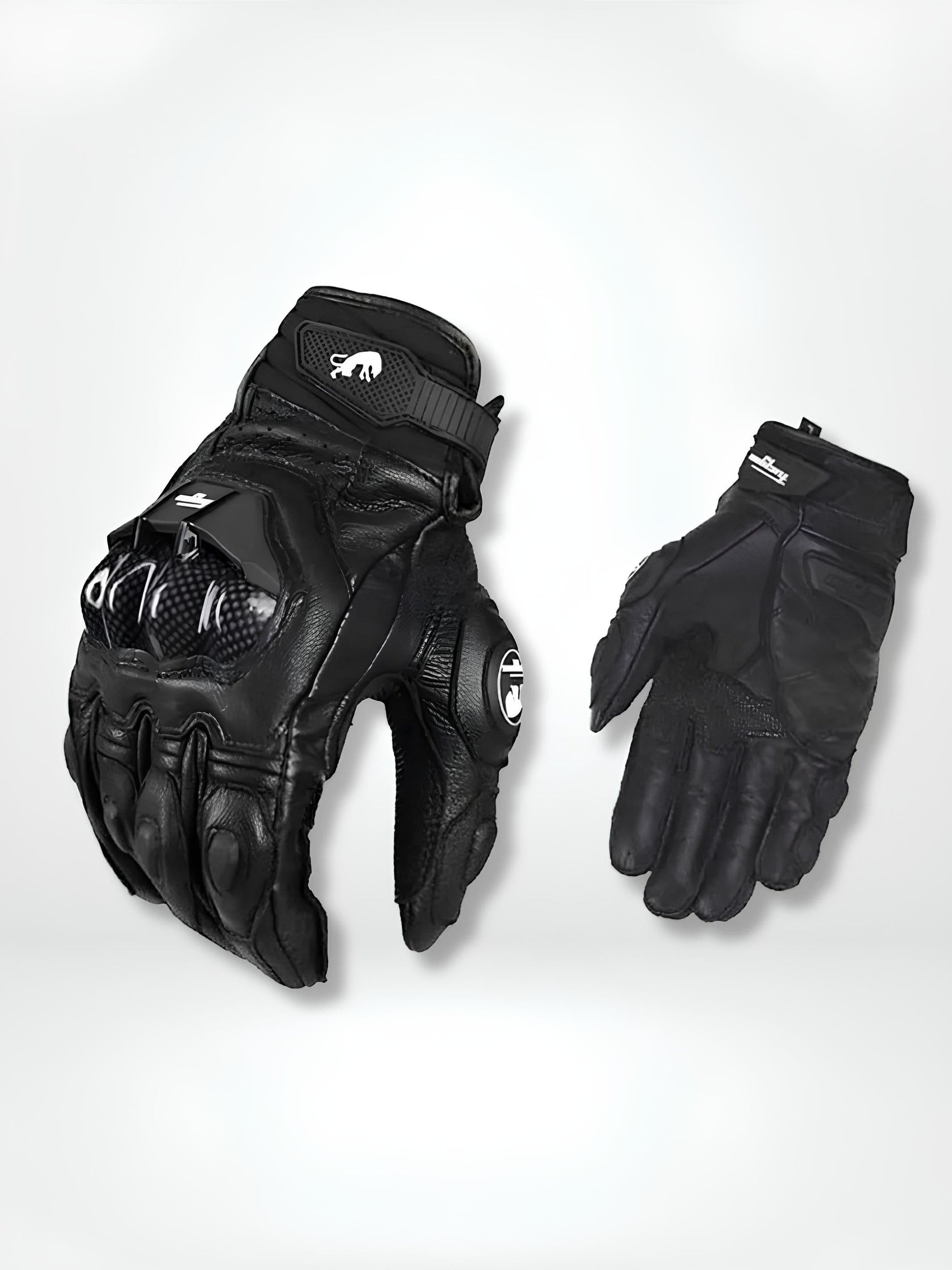 GantsDeStyle® Black / XXL Gants moto | Course > Cuir