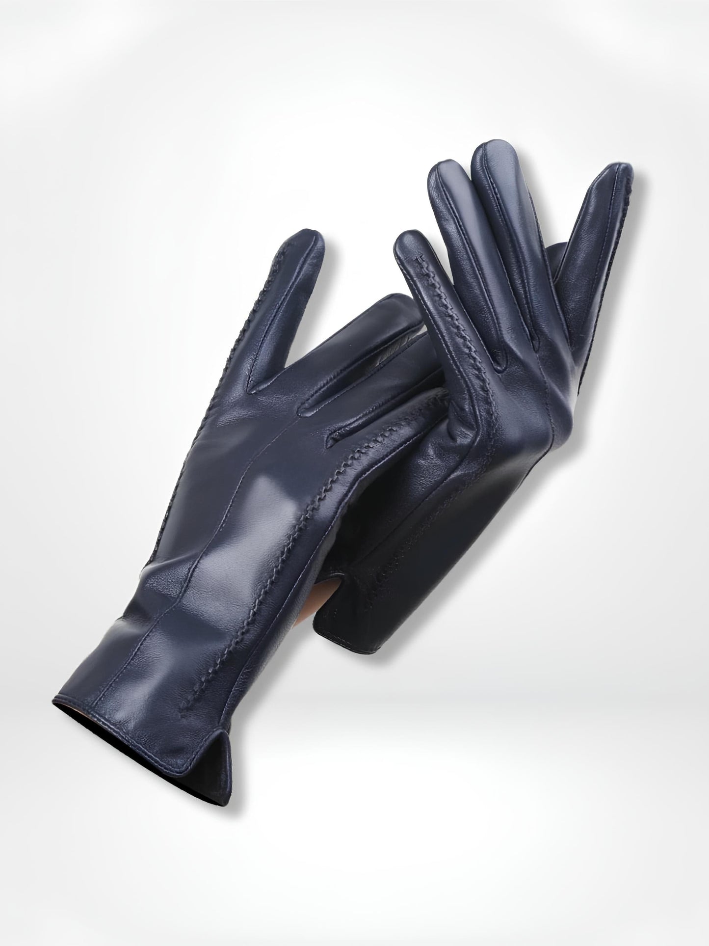 GantsDeStyle® Dark Blue / 7 Gants cuir femme | Élégance