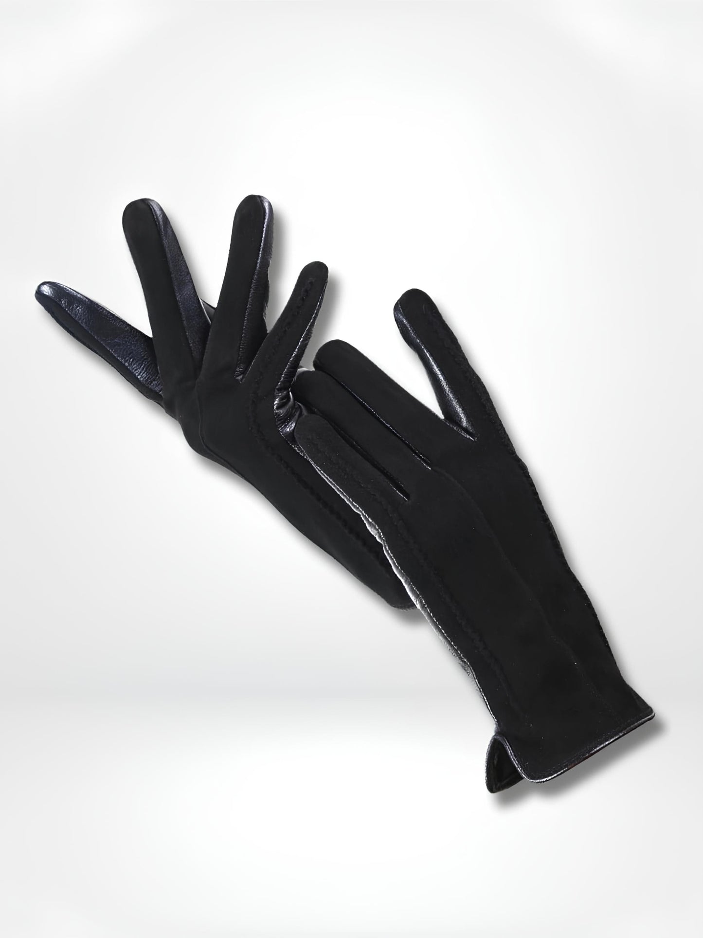 GantsDeStyle® Dark brown / 7.5 / CHINA Gants femme | Cuir & Daim