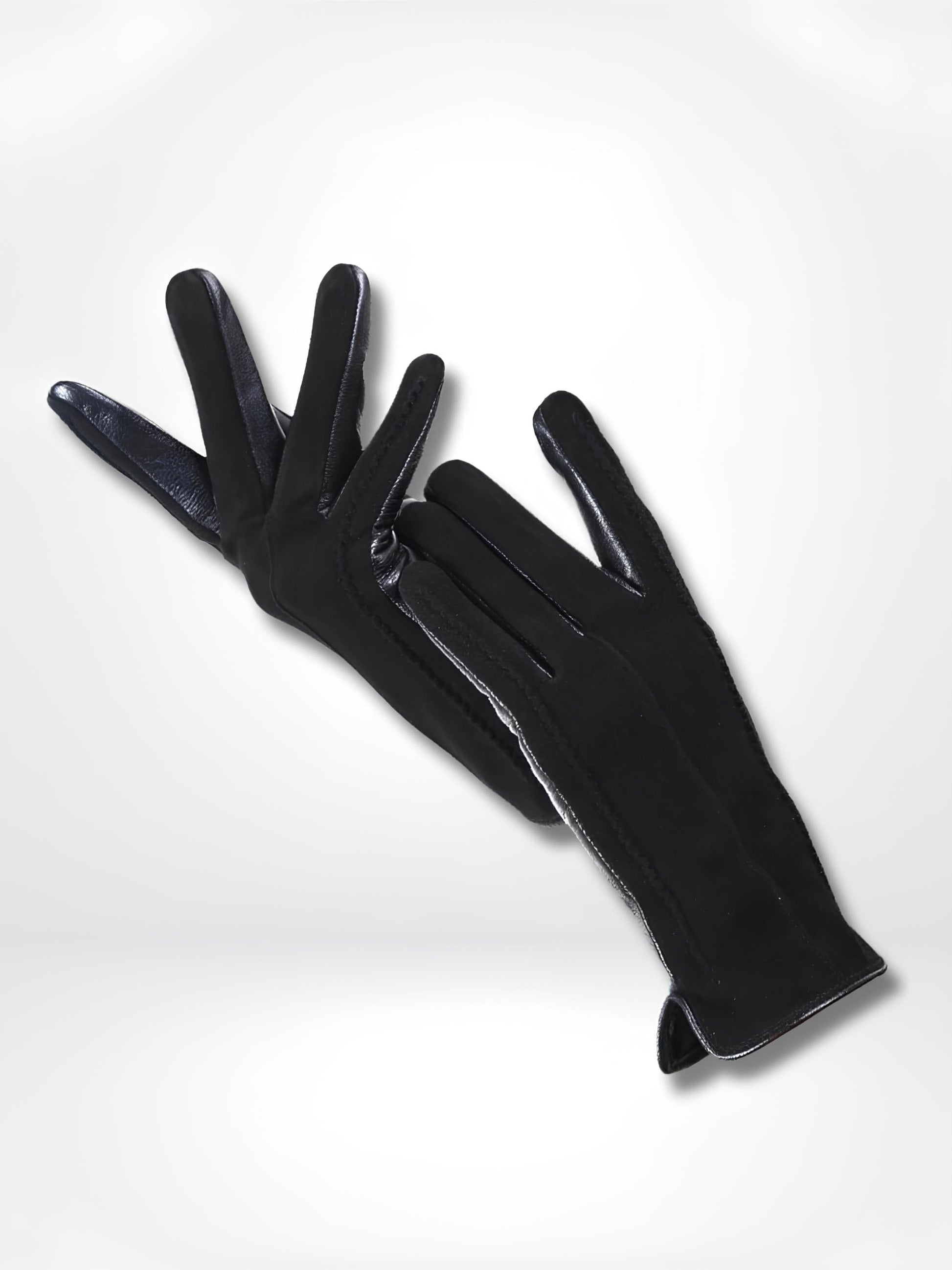 GantsDeStyle® Dark brown / 7.5 / CHINA Gants femme | Cuir & Daim
