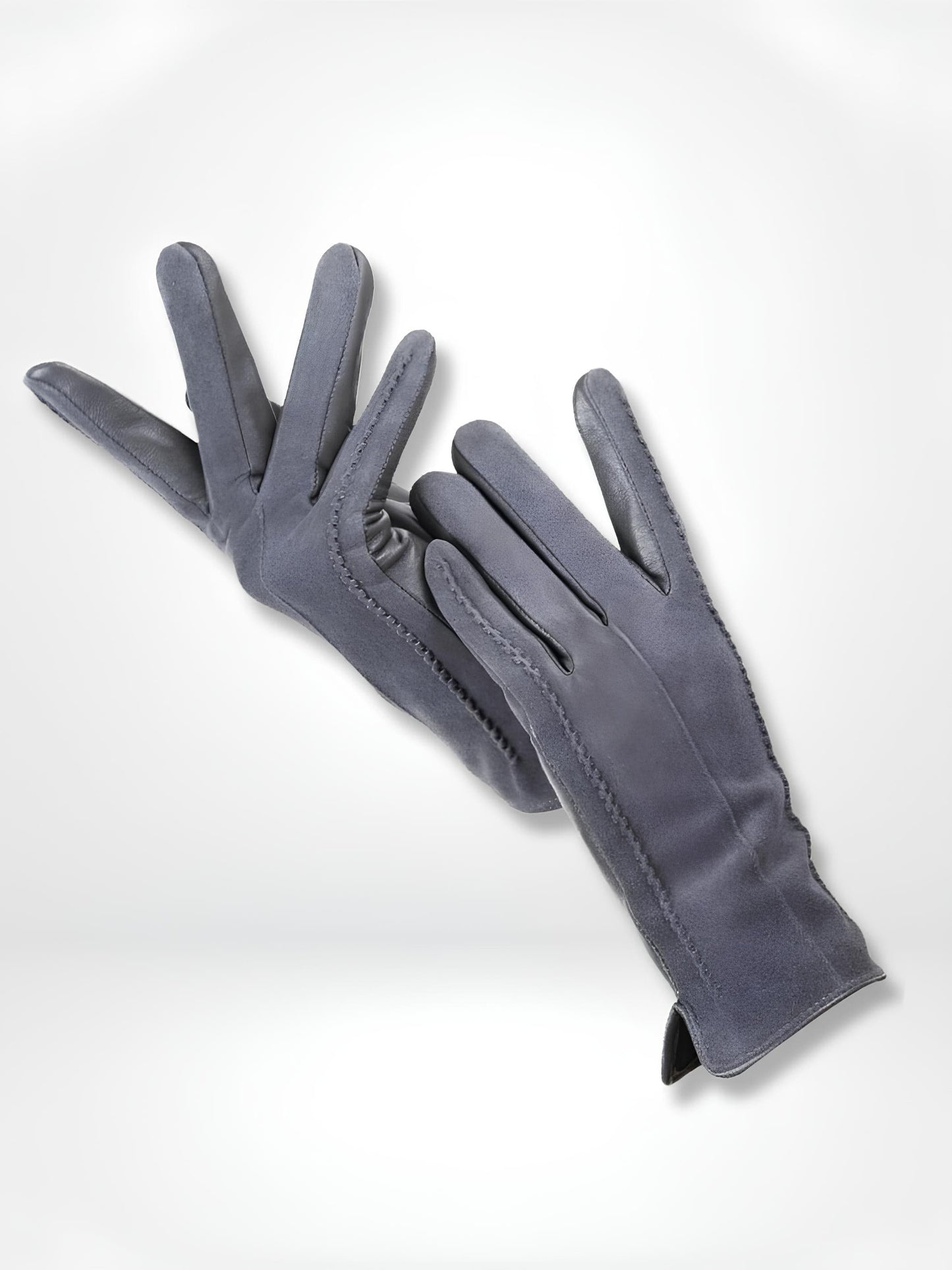 GantsDeStyle® Dark gray / 8 / CHINA Gants femme | Cuir & Daim