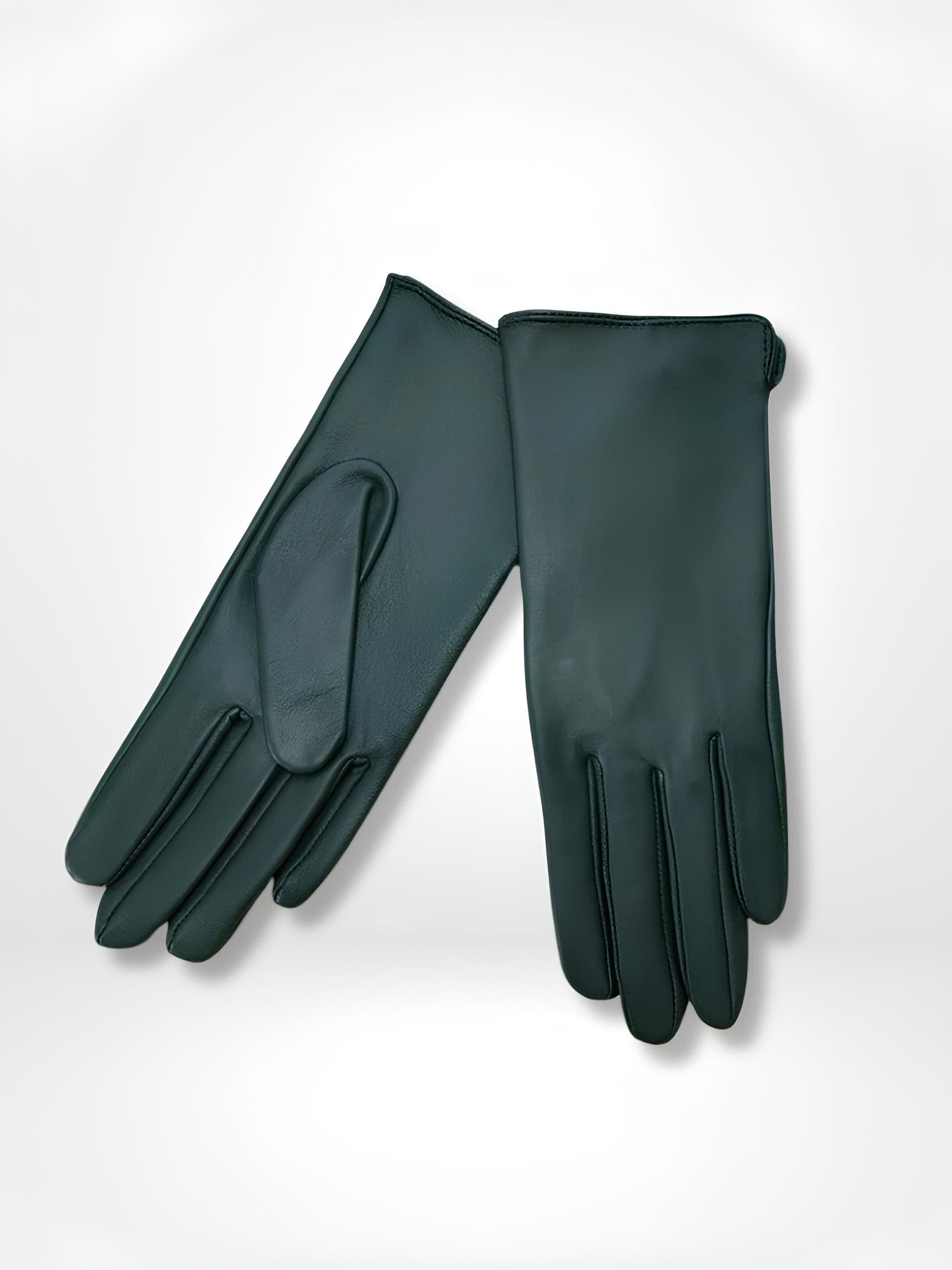 GantsDeStyle® Dark green / S/M Gants cuir femme | Glove Élégance