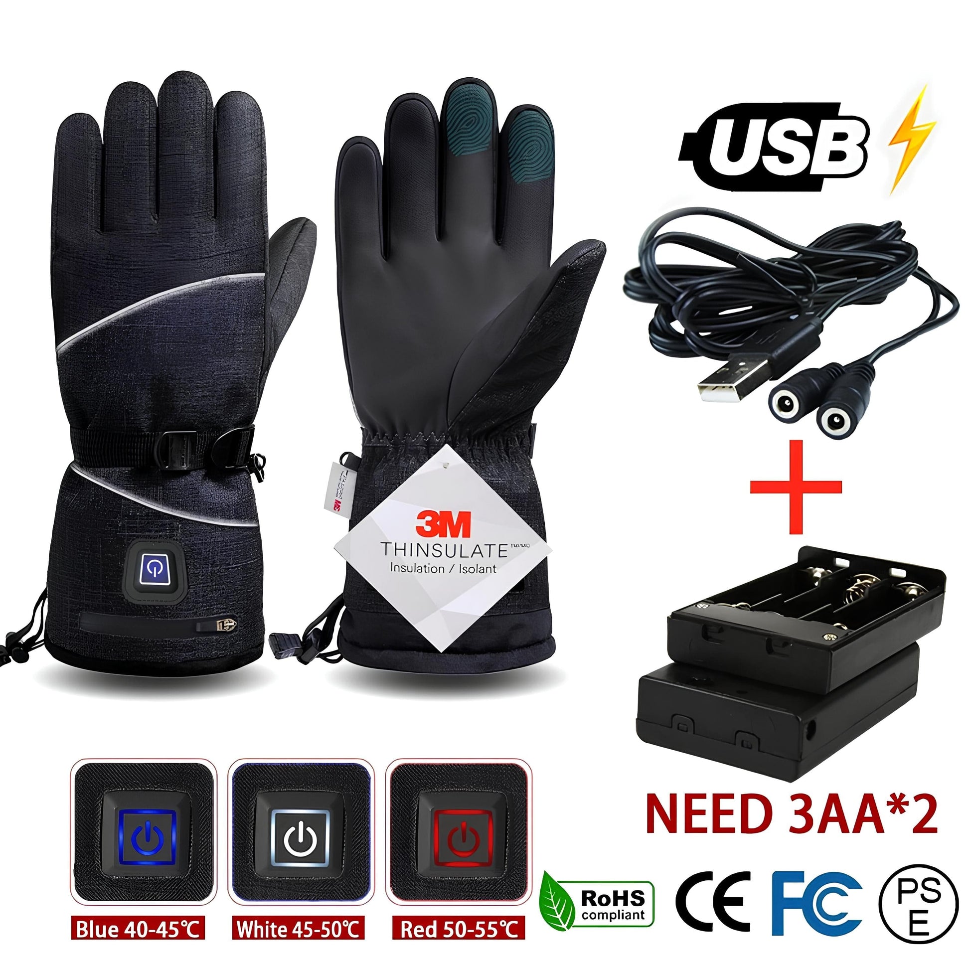 GantsDeStyle® Gants chauffants | Ski > Montagne