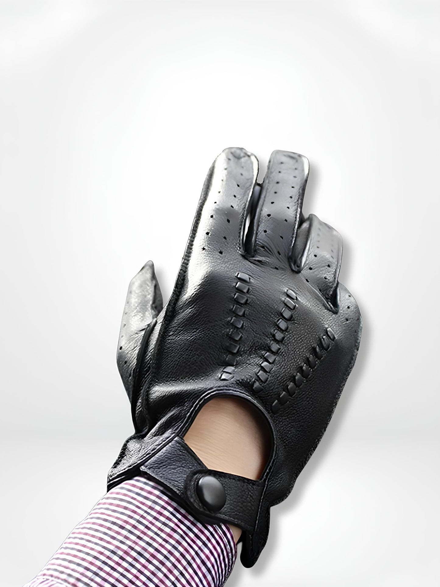 GantsDeStyle® Striped style / 10 Gants cuir homme | Conduite et équitation