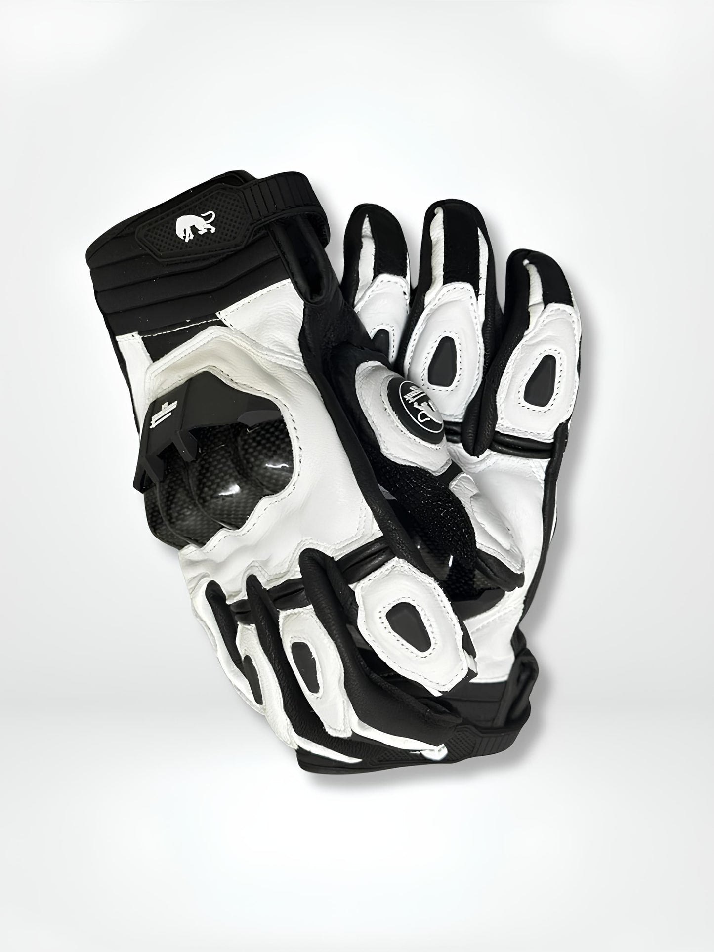 GantsDeStyle® white 1 / S Gants moto | Course > Cuir