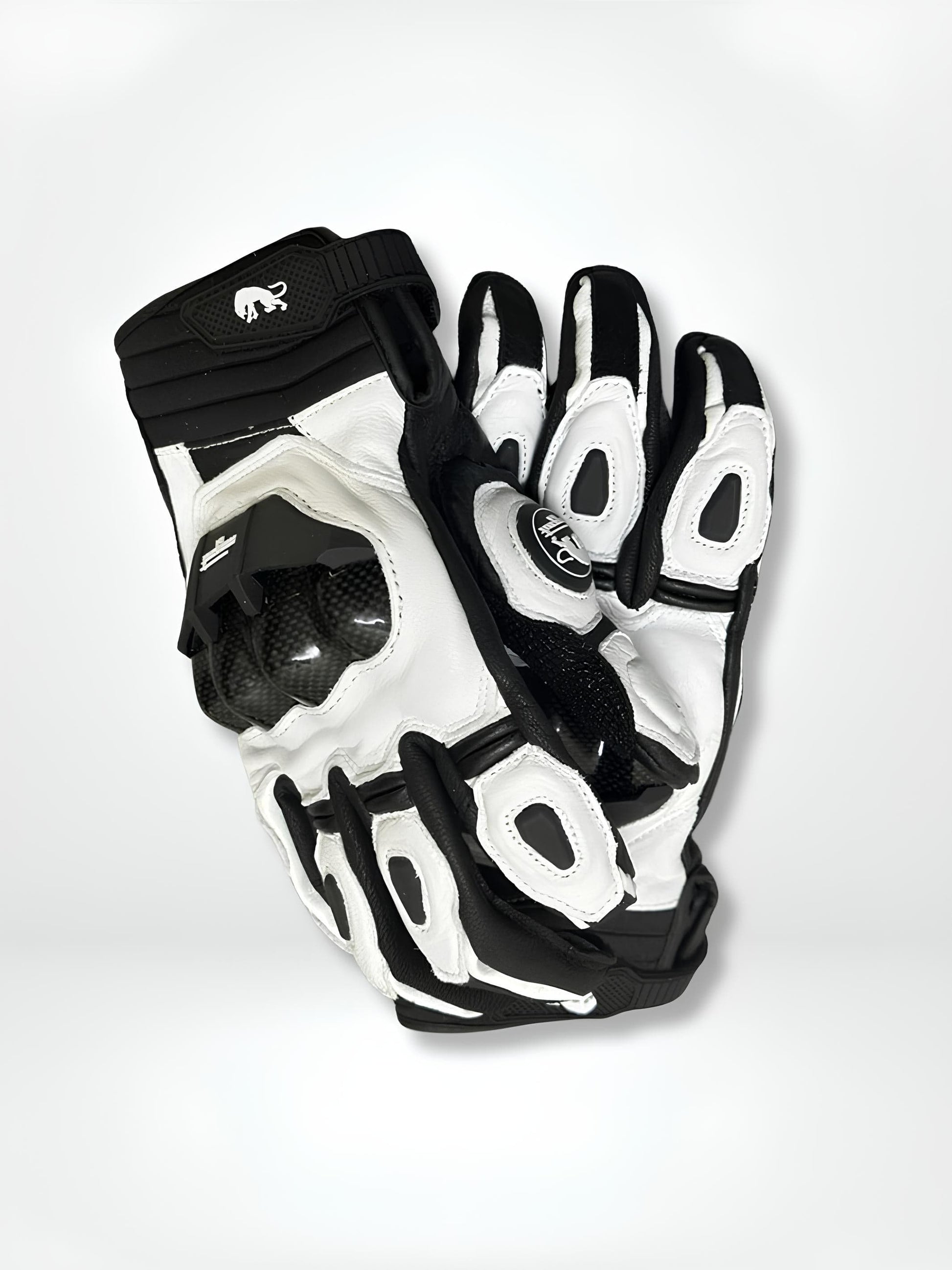 GantsDeStyle® white 1 / S Gants moto | Course > Cuir