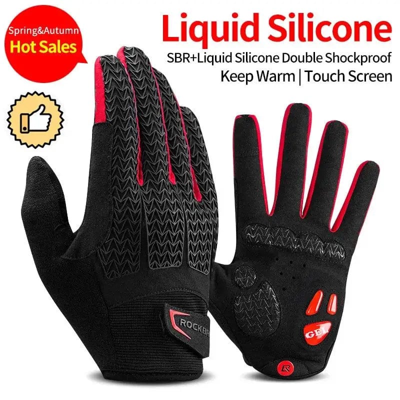 Ma boutique S169-1BR / XL / CHINA Gants de vélo | Printemps Automne Tactile Version 1.5